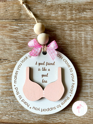 Friendship Bra Ornament